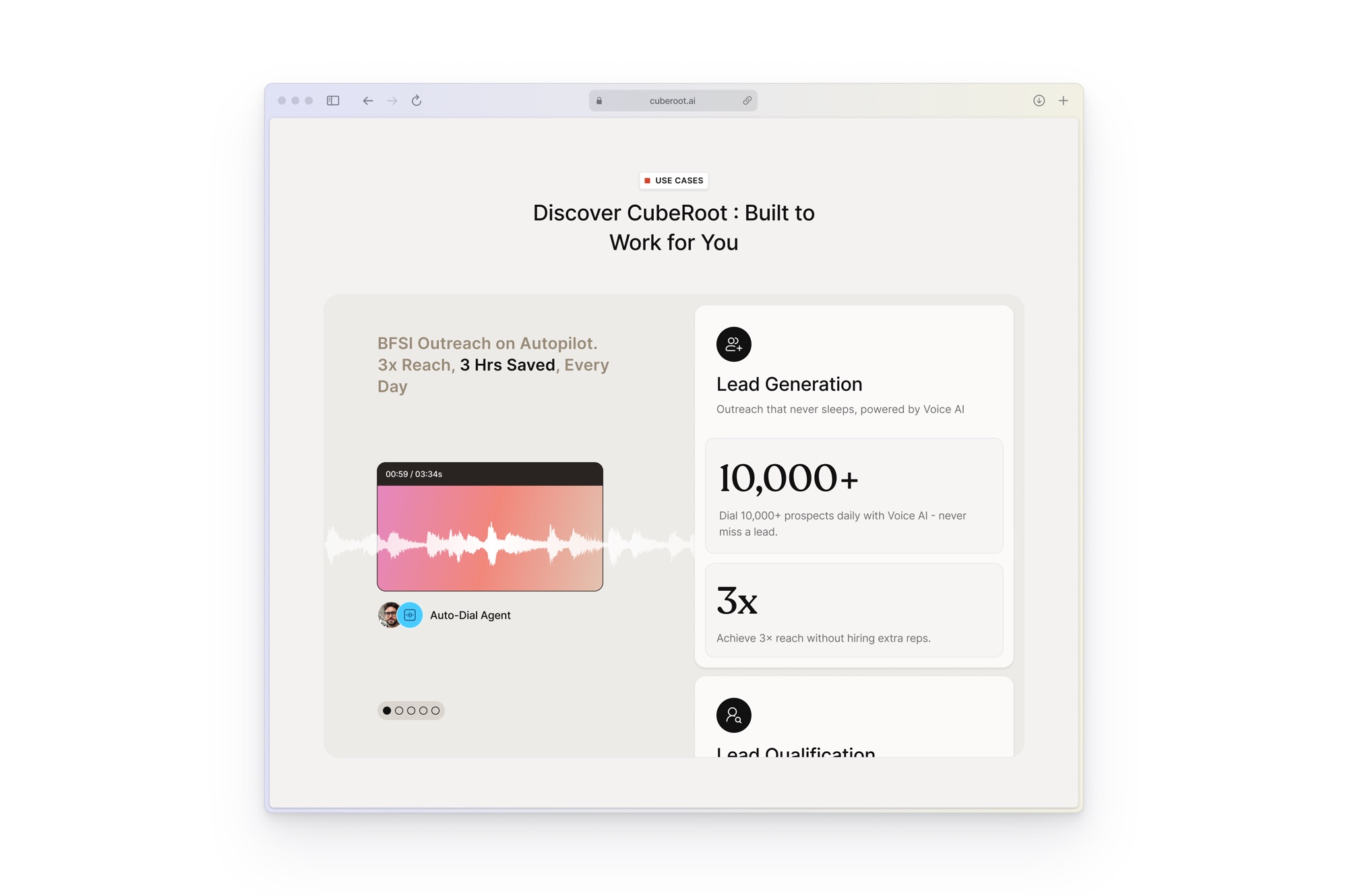 CubeRoot Website - Jio screenshot 4
