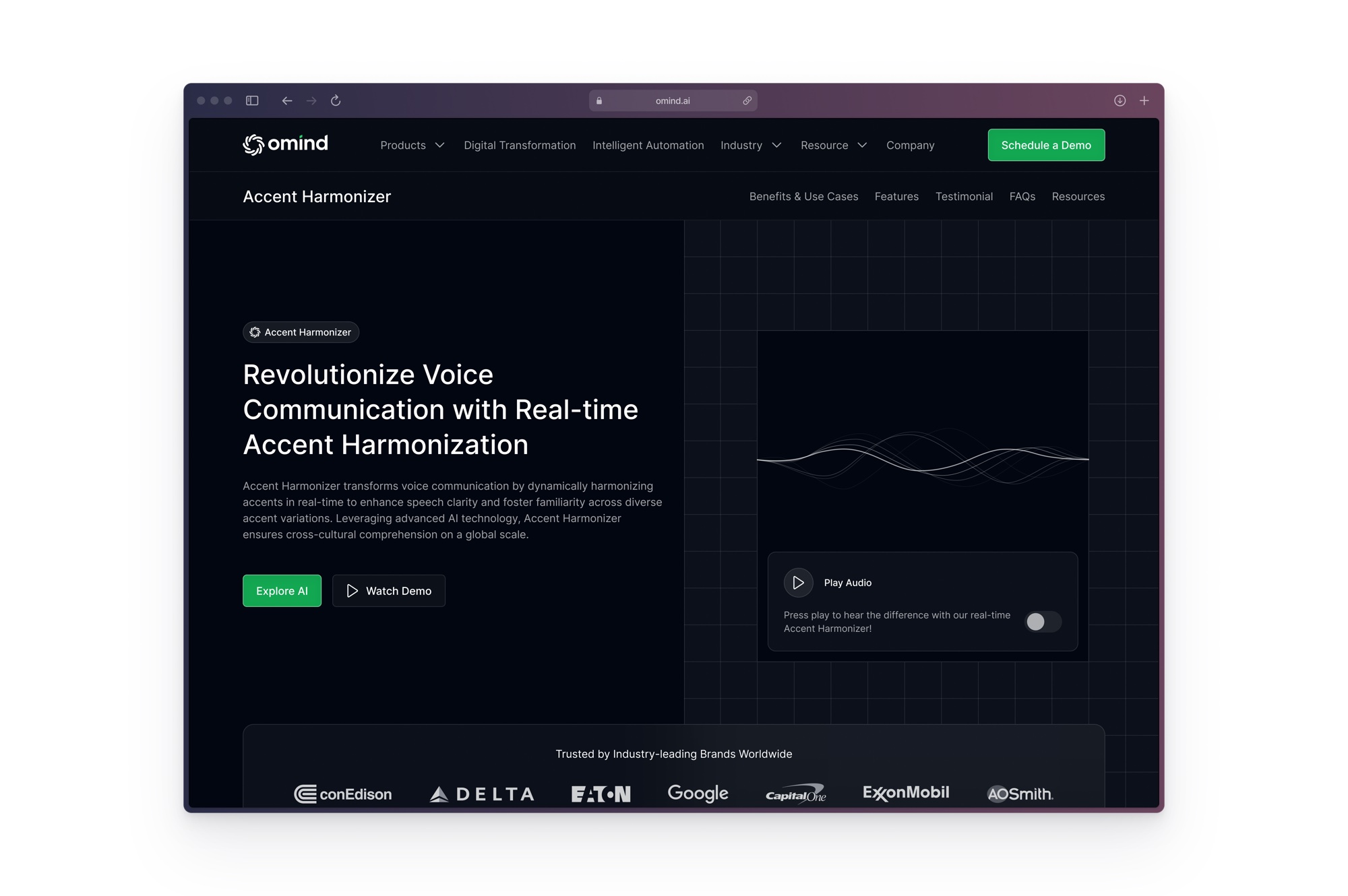 Omind’s Website screenshot 5