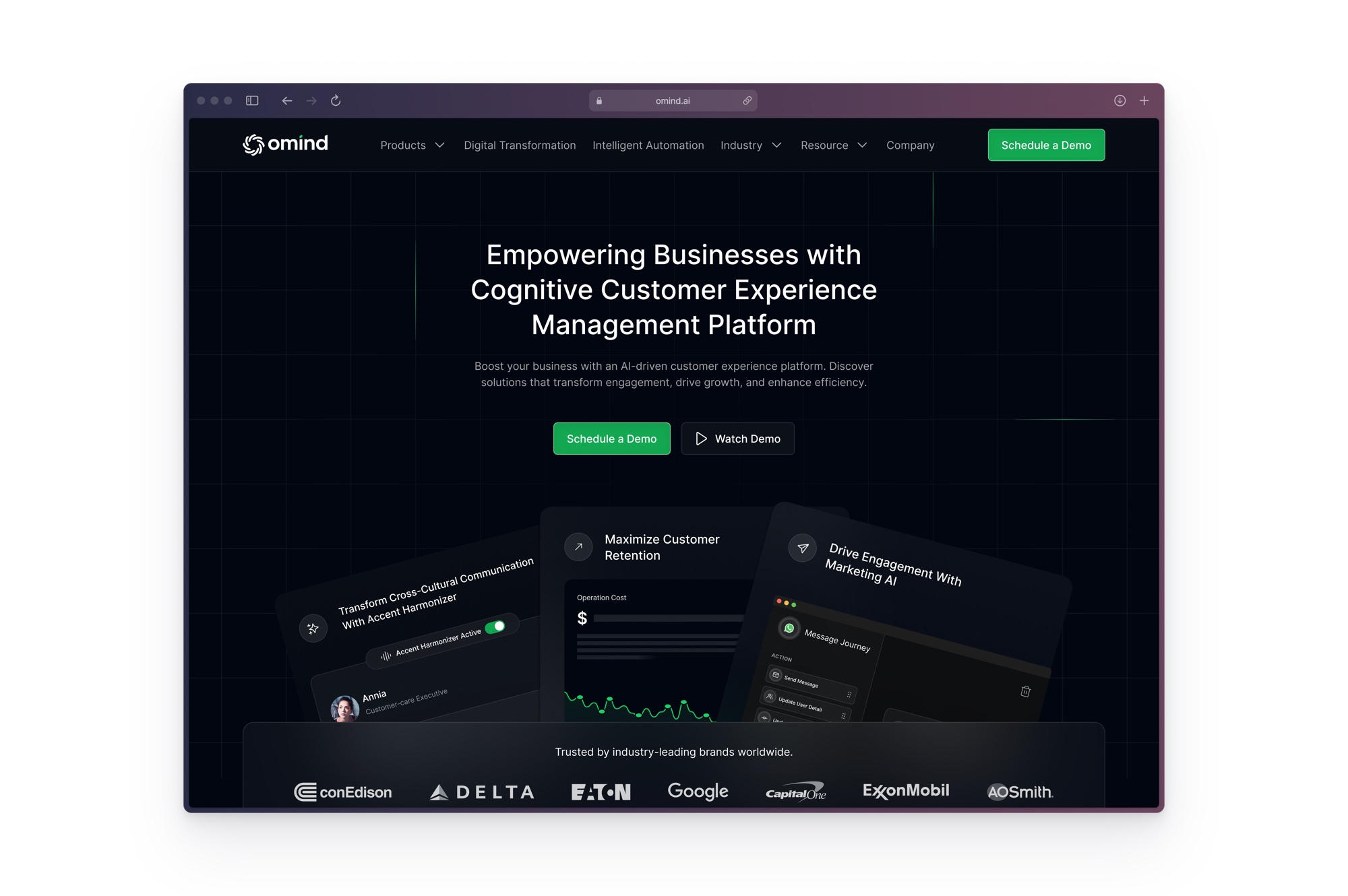 Omind’s Website
